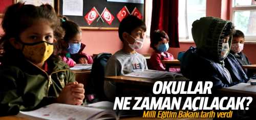 Bakan Selçuk Okullarımızı inşallah 6 Eylül'de açacağız!