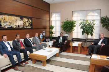 Bakan Yardımcısı Arıcı'dan, Başkan Külcü'ye taziye ziyareti