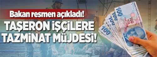BAKANDAN TAŞERON VE ASGARİ ÜCRET AÇIKLAMASI