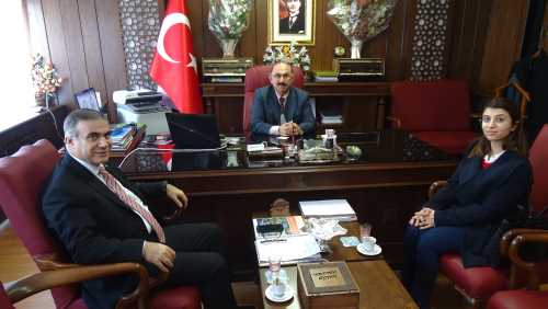 BAKANLIK  ŞUBE MÜDÜRÜNDEN  İSKİLİP İLÇE MİLLİ EĞİTİM MÜDÜRÜ SÜLEYMAN ATCIOĞLU'NA  ZİYARET