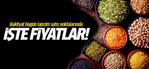 Bakliyat  tanzim satış noktalarında!