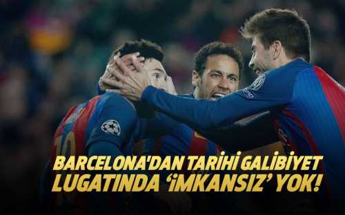 Barcelona - Paris Saint Germain: 6-1 yendi