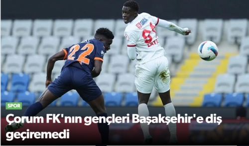 Başakşehir spor 4 AHL ÇorumFK 1