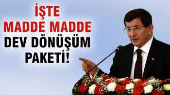 Başbakan  7 maddelik 2. paketi açıkladı