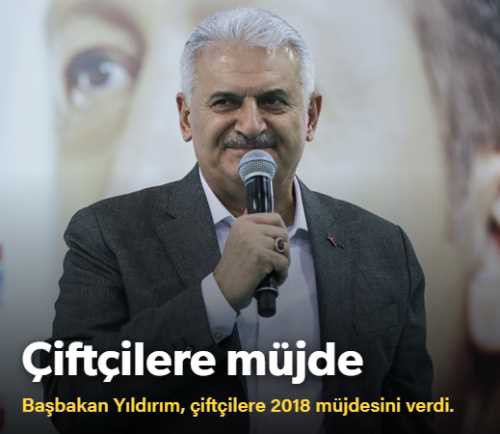 Başbakan: Çiftçiye yem ve mazot için destek vereceğiz
