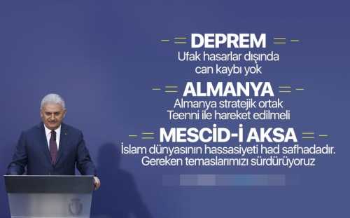 Başbakan B.Yıldırım'dan önemli açıklamalar