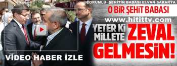 BAŞBAKAN ÇORUMLU  ŞEHİTİMİZİN EVİNİ ZİYARET ETTİ