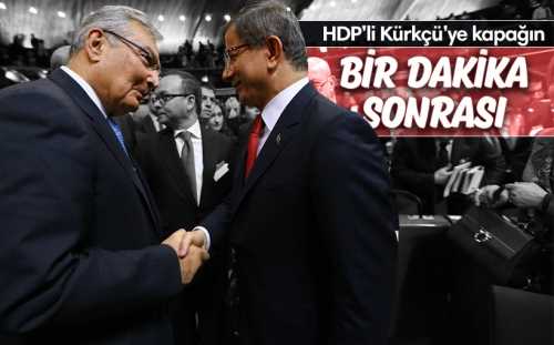 Başbakan Davutoğlu, Strazburg'da AKPM'de Türkçe konuştu. HDP'li Ertuğrul Kürkçü'nün İngilizce  Konuşması biter bitmez kendisini ilk tebrik eden ise Baykal'dı. 