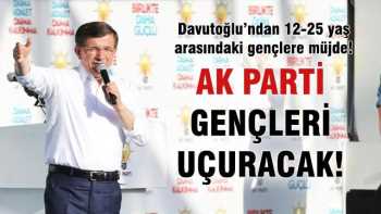 Başbakan Davutoğlu'ndan gençlere büyük müjde!