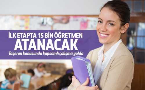 Başbakan Yıldırım'dan taşeron açıklaması ilk etapta 15 bin öğretmenin alınacağını açıkladı