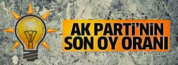 Başbakanın Masasındaki son anket