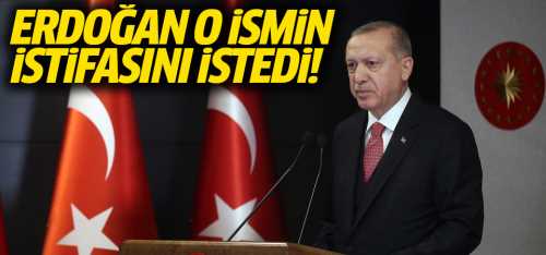 Başkan Erdoğan  AYM Üyesi Yıldırım'ın istifasını istedi