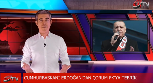 Başkan Erdoğan Ahlatçı Çorum FK'yı Tebrik Etti