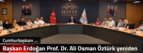 Başkan Erdoğan Prof. Dr. Ali Osman Öztürk yeniden  göreve atadı
