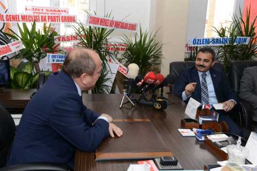 BAŞKAN KÜLCÜ'DEN KARADAĞ'A HAYIRLI OLSUN ZİYARETİ