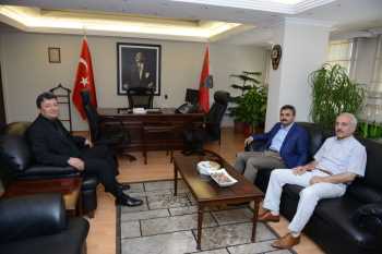 BAŞKAN KÜLCÜ İL EMNİYET MÜDÜRÜNÜ ZİYARET ETTİ