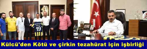 Başkan Külcü’ye Fenerbahçe Forması 