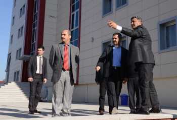 BAŞKAN KÜLCÜ YENİ EMNİYET MÜDÜRLÜĞÜNÜ GEZDİ