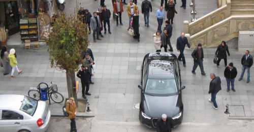 Başkan Yaralı Köpeğe Makam aracını tahsis etti