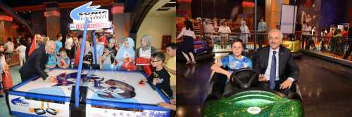 Başkan Zeki Gül, çocuklarla çocuk oldu