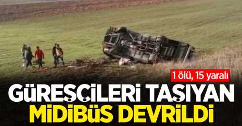 Batman Güreş Takımı Kaza Yaptı 