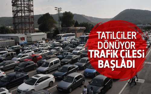 Bayram bitti Tatilciler dönüyor!