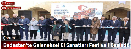 Bedesten'te Geleneksel El Sanatları Festivali Başladı!