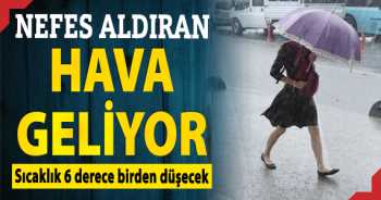 Beklenen yağış geliyor