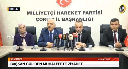 Belediye Başkanı Zeki Gül Partilere ziyarette bulundu