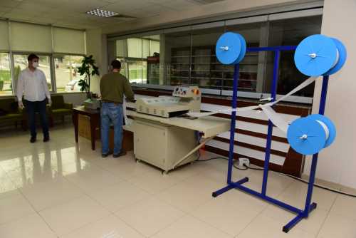 Belediye Maske Üretiminde seri imalata başladı