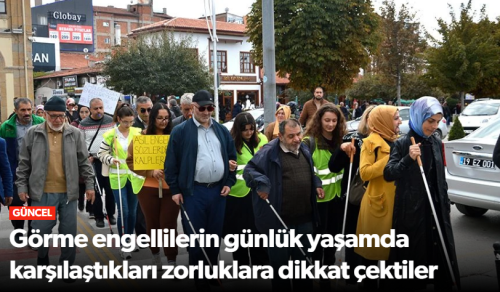 Beyaz Bastonla Farkındalık Yürüyüşü!