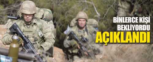 Binlerce kişinin beklediği Bedelli haber