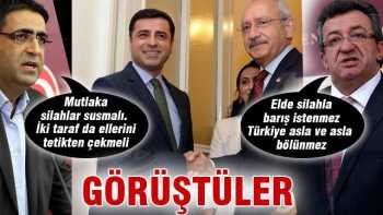 BLOK MUHALEFET HDP-CHP GÖRÜŞTÜ