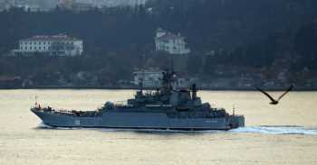 Boğaz'da Rus Gemisi  provokasyon yaptı