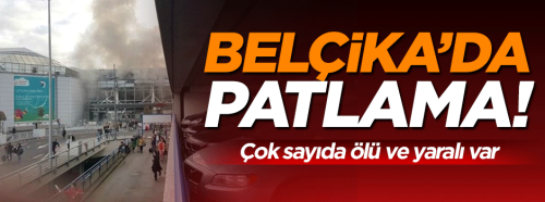 Brüksel Havalimanı'nda iki patlama sesi duyuldu, patlamanın nedeni henüz belirlenemezken yaralıların olduğu belirtildi.