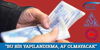 Bu bir yapılandırma, af yok