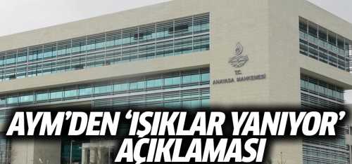 Bu paylaşım AYM'nin kurumsal görüşünü yansıtmaz