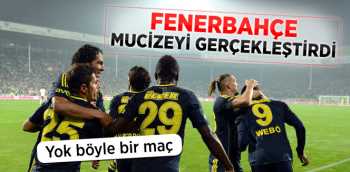 BURSA SPOR - FENERBAHÇE MAÇI 
