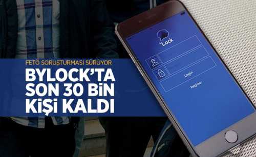 ByLock'ta, 30 bin kişinin izi sürülüyor