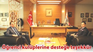 Rektörü Prof. Dr. Reha Metin Alkan A.Ölçer'i Tebrik etti 