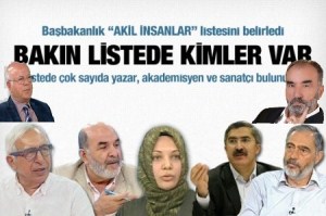 AKİL İNSANLAR LİSTESİNDE BEKLENEN İSİMLER
