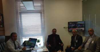 CAHİT BAĞCI BOĞAZKALE BELEDİYE BAŞKANINI ZİYARET ETTİ