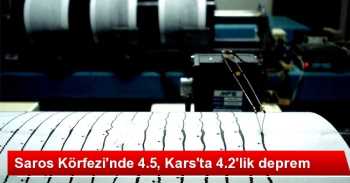 ÇANAKKALE'DE 4.5 DEPREM 