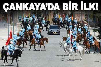 Çankaya Köşkü'nde bir ilk Yaşandı