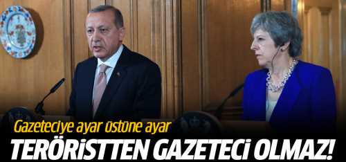 CB: Erdoğan'dan Teröristten Gazeteci Olmaz 