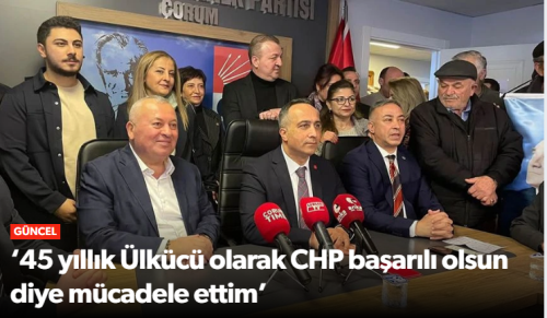 Cemal Enginyurt Çorum'da CHP Saflarında Partililerle Buluştu!