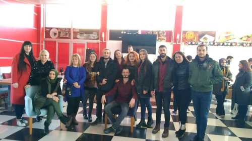 Çerkes gençler kahvaltıda buluştu