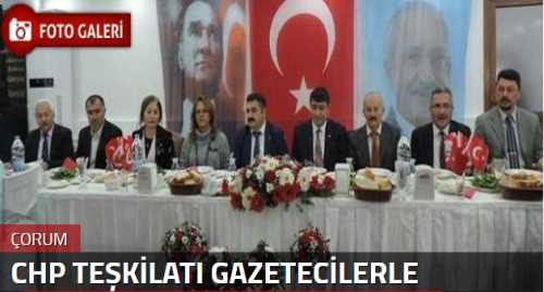 CHP 10 Ocak Çalışan Gazeteciler günü kutlaması yaptı 