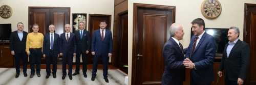 CHP Belediye Meclis Üyeleri Başkan Gül'e nezaket ziyareti 