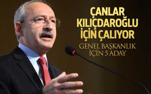 CHP'de Genel Başkanlık için 5 aday var